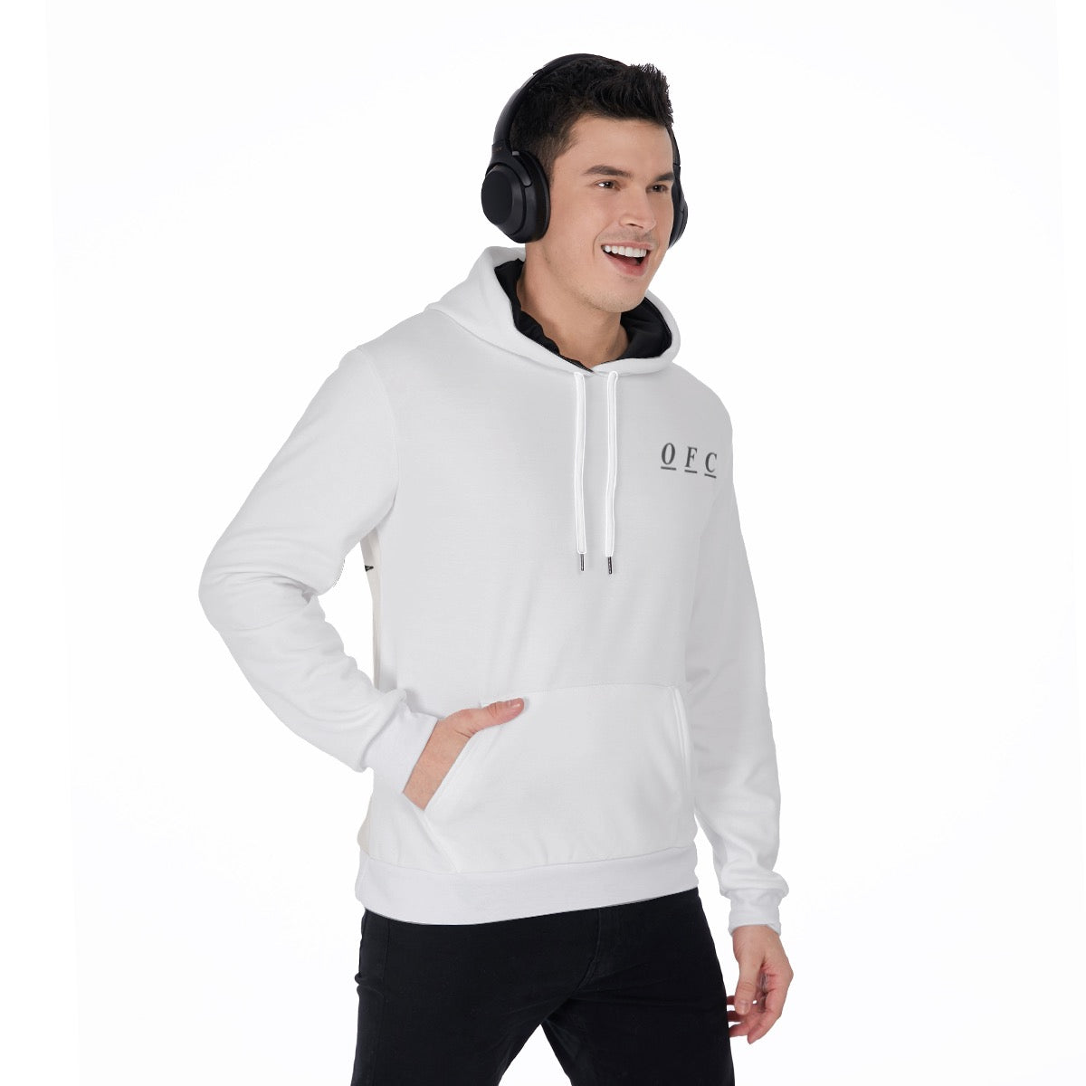 All-Over Print Men's Thicken Pullover Hoodie