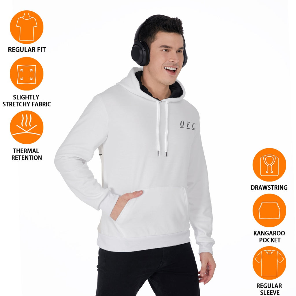 All-Over Print Men's Thicken Pullover Hoodie